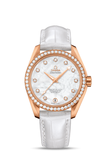 Omega Seamaster Aqua Terra 150M Master Co-Axial 38.5 Red Gold / Diamond / MOP